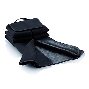 ACAMAR pikniková deka, černá - deka s vlastním potiskem