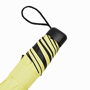 AGRIGENTO Kapesní deštník s UV ochranou, světle žlutá