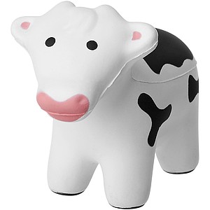 Antistresová kráva Christa, bílá/černá - reklamní předměty