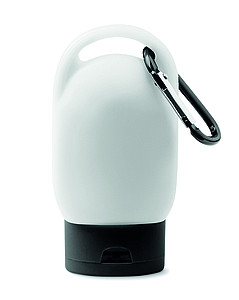 ATADAN Opalovací mléko s karabinkou SPF 30, objem 30 ml, černá - reklamní předměty