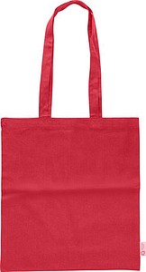 Bavlněná nákupní taška, červená - ekologické reklamní předměty