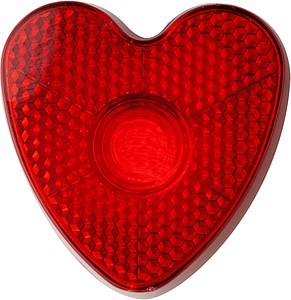 Blikající odrazka ve tvaru srdce - reklamní předměty