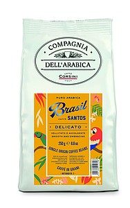BRASILA Zrnková káva Corsini Brasil Santos, 250 g - reklamní předměty