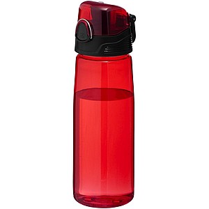 CAPRIA Sportovní tritanová láhev s odklápěcím víčkem, 700 ml, červená - reklamní předměty
