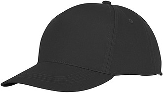 Čepice 5panelová, černá - reklamní kšiltovky