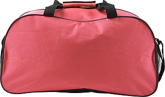 Cestovní taška s reflexním pruhem, červená - tašky s potiskem