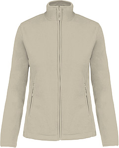 Dámská mikrofleecová mikina Kariban fleece jacket women, béžová, vel. S