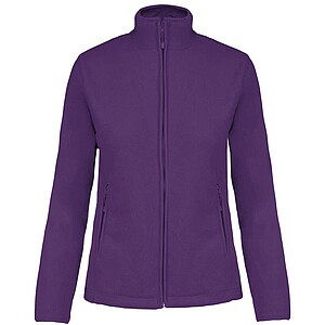 Dámská mikrofleecová mikina Kariban fleece jacket women, fialová, 3XL