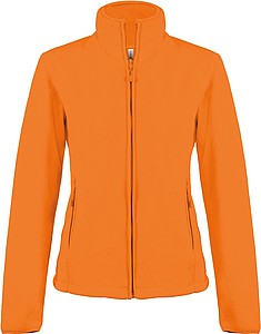 Dámská mikrofleecová mikina Kariban fleece jacket women, oranžová, vel. S