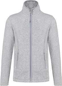 Dámská mikrofleecová mikina Kariban fleece jacket women, šedý melír, vel. S