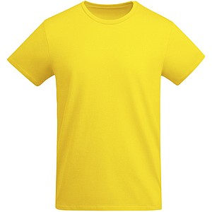 Dětské tričko s krátkým rukávem, ROLY BREDA, žlutá, vel. 3/4 - reklamní předměty