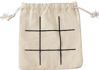 Dřevěné Tic-Tac-Toe, khaki - reklamní předměty