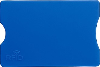 FIDORA Obal na platební kartu s RFID ochranou, modrý - reklamní předměty