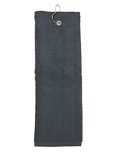 Golfový ručník 40x50 cm, 450 gr/m2, šedá
