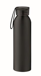 Hliníková láhev na pití, 600ml, černá
