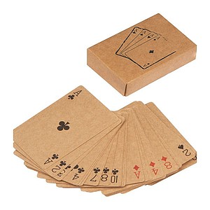 Hrací karty z recyklovaného papíru - ekologické reklamní předměty