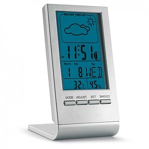 Indikátor počasí s modrým LCD displejem - reklamní předměty