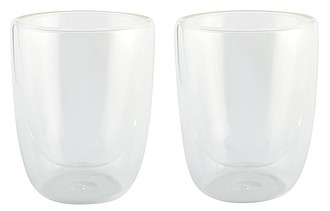KAFETO - L Sada dvou dvoustěnných skleniček, 300 ml - reklamní hrnky