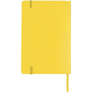 KALON Linkovaný zápisník A5 se záložkou, 160 stran, žlutá