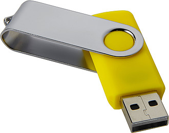 KARKULA USB flash disk kapacita 16GB, stříbrno oranžová