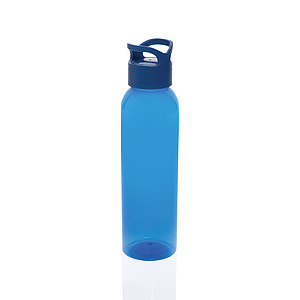 Láhev na pití z RPET, 650ml, transparentní modrá - ekologické reklamní předměty