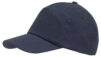 MESINA Pětipanelová čepice, tmavě modrá - reklamní předměty