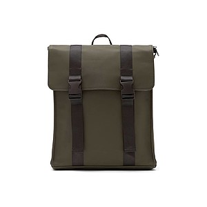 Minimalistický batoh, zelený - batoh s potiskem