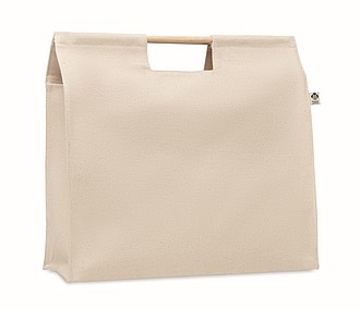 Nákupní taška z ekologického plátna, béžová - taška s vlastním potiskem