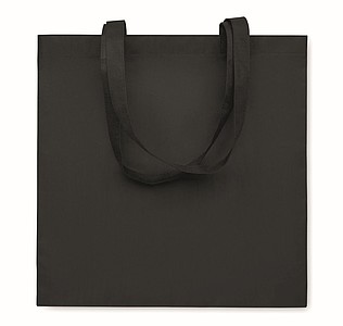 Nákupní taška z RPET netkané textilie, černá - taška s vlastním potiskem