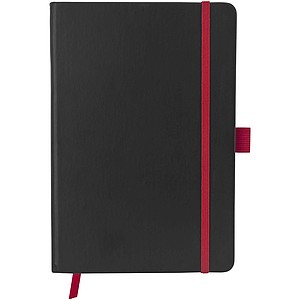 Notebook Color edge A5, černá/červená