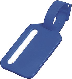 OSLO Jmenovka na zavazadla, modrá - reklamní předměty