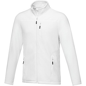 Pánská fleecová bunda Elevate AMBER, bílá, vel. XS - bundy s vlastním potiskem