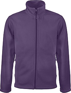 Pánská mikrofleecová mikina Kariban fleece jacket men, fialová, vel. S