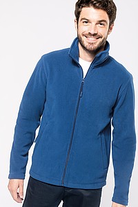 Pánská mikrofleecová mikina Kariban fleece jacket men, šedá, vel. S