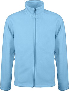 Pánská mikrofleecová mikina Kariban fleece jacket men, sv. modrá, vel. S