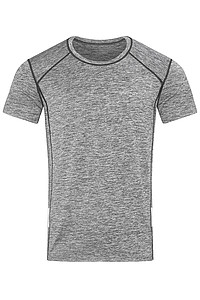 Pánské tričko STEDMAN RECYCLED SPORTS -T REFLECT MEN, šedý melír, M