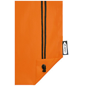 Pevný stahovací batoh z RPET, oranžový