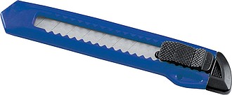 Plastový univerzální nůž, modrá - reklamní předměty