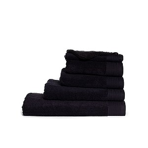Plážový ručník DELUX 100x180 cm 550 gr/m2, černá - reklamní předměty