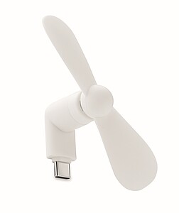 Přenosný ventilátor USB-C, bílá