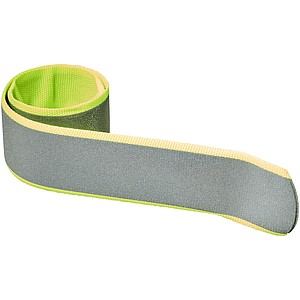 Reflexní omotávací pásek v neonových barvách, žlutá - reflexní vesta s potiskem