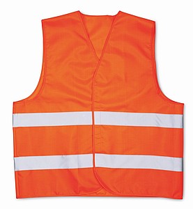 Reflexní vesta, oranžová - reklamní předměty