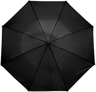 REPOST Skládací deštník v nylonovém obalu, černá - reklamní deštníky