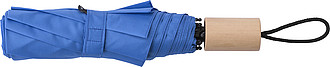Skládací deštník z RPET, pr. 97cm, modrý - ekologické reklamní předměty