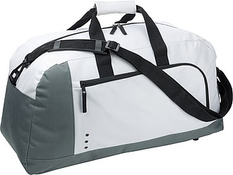STOKAVA Cestovní taška s vnější kapsou, bílá - tašky s potiskem
