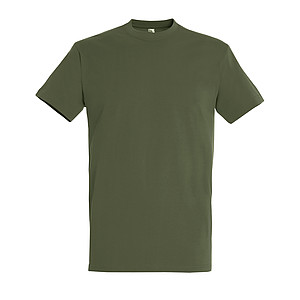 Tričko SOLS IMPERIAL MEN, vojenská zelená tmavá, M