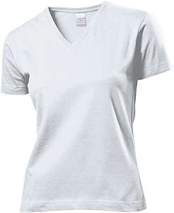 Tričko STEDMAN CLASSIC V-NECK WOMEN bílá L