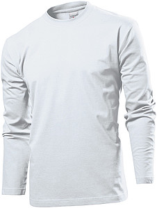 Tričko STEDMAN COMFORT LONG SLEEVE MEN bílá M