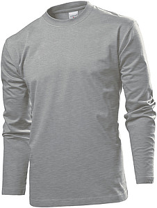 Tričko STEDMAN COMFORT LONG SLEEVE MEN tmavě šedý melír M