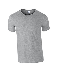 Triko GILDAN SOFTSTYLE ADULT T-SHIRT 153g, světle šedý melír, L